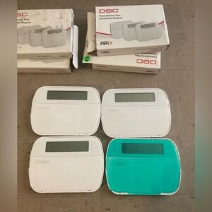 DSC HS2LCDENG N PowerSeries Neo Hardwired LCD Keypad Bundle Of 4
